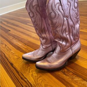 Idyllwind Metallic Pink Heeled Boots